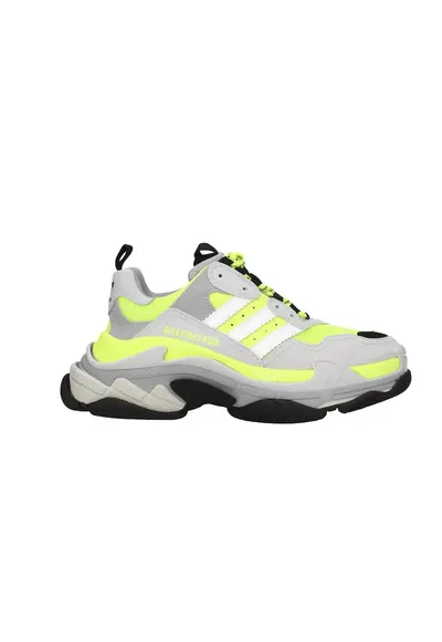 Pantofii adidas originals x Triple S - Gri/Galben fosforescent