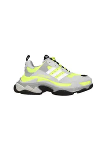 Pantofii adidas originals x Triple S - Gri/Galben fosforescent