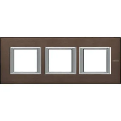 Rama dreptunghiulara Axolute aluminiu anodizat 2+2+2 module orizontal - Bronz