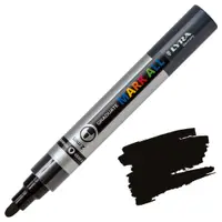 Marker acrilic Lyra Graduate Mark All - 2.0 mm, negru
