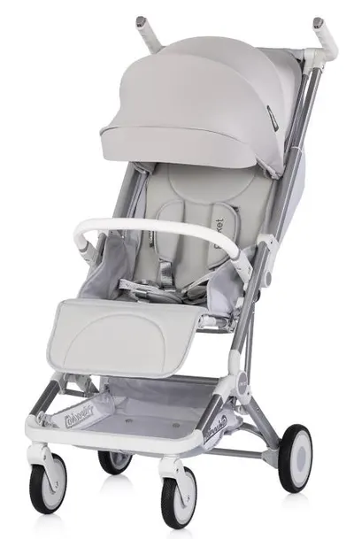 Cărucior de vară pentru bebeluși Chipolino - Pocket, platină