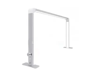 Lampă de masă fără umbră | Led | Roz, Argintiu