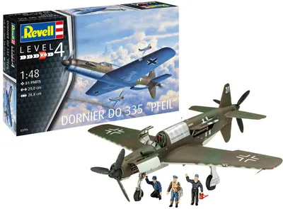Model asamblat Revell Militar: avioane - Dornier Do 335