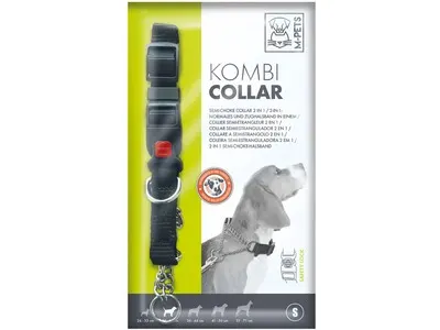 Zgarda cu sistem de semi-choke, neagra, ajustabila, 30-38 cm x 2 cm