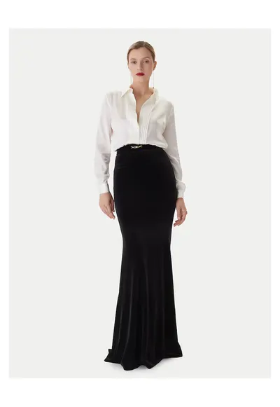 Rochie de seara dama alb-negru