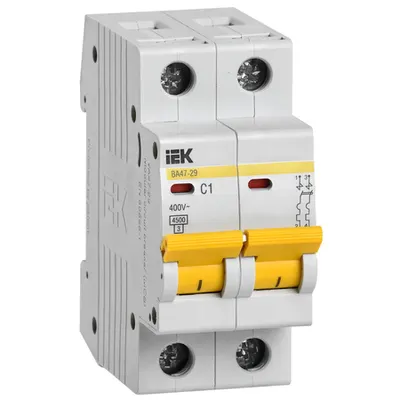 Siguranta automata MCB VA47-29 2P 1A 4,5kA curba C