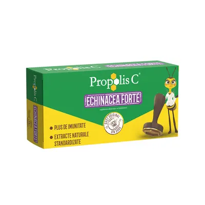 Propolis C Echinacea Forte, 30 comprimate, Fiterman
