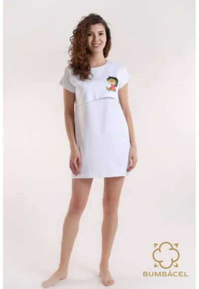 Rochie cu maneca scurta si imprimeu pentru femei