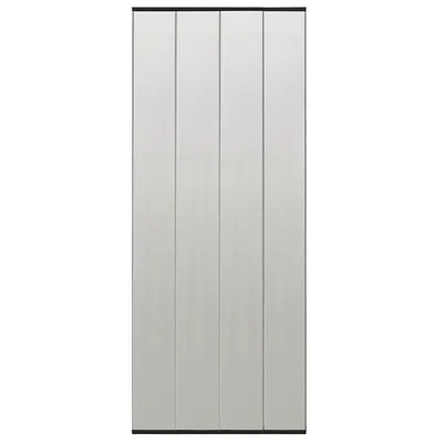 vidaXL Paravan antiinsecte cu perdea plasă neagră 100x220 cm poliester