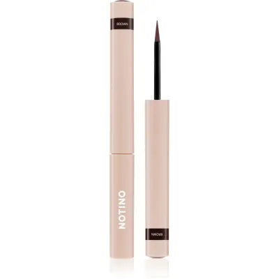 Notino Serum-Infused Lifeproof Eyeliner Contur lichid pentru ochi cu substanțe active pentru creșterea genelor 02 Brown 1.7 ml