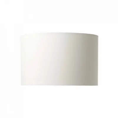 Abajur Gift White Cotton Drum Shade 38cm