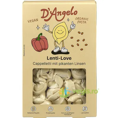 Cappelletti Picante cu Linte Ecologice/Bio 250g