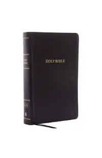 KJV, Reference Bible, Personal Size Giant Print, Bonded Leather, Black, Red Letter Edition