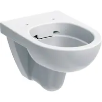 Vas wc rimless suspendat alb, Geberit Selnova, cu spalare verticala