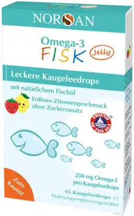 Omega-3 Fisk, 45 capsule gelatinoase, Norsan