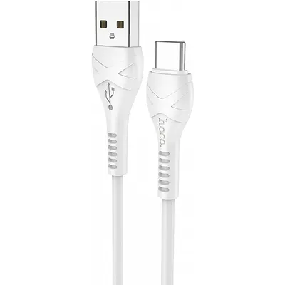 Cablu Date si Incarcare USB-A - USB-C HOCO X37, 18W, 1m, Alb