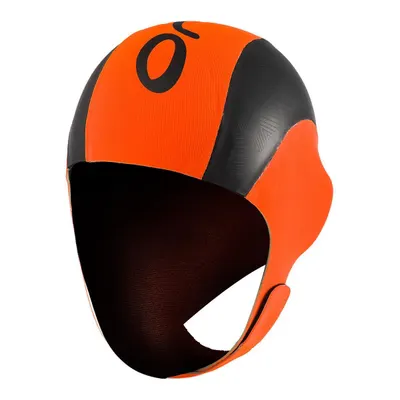 Casca din neopren pentru inot Neo Thermal Swimcap - portocaliu negru