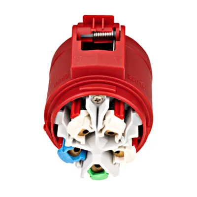 Priză CEE, 5 poli 16A 400V IP44, Quick connection