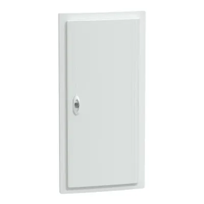 PrismaSet XS, Cofret cu montaj ingropat, 4x13 Module, material plastic, usa plina alba, cu 1 bloc terminal