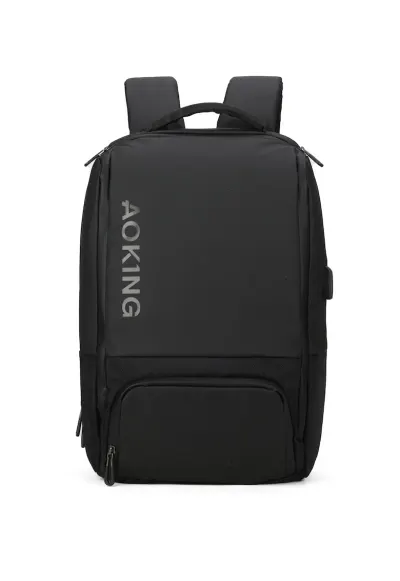 Rucsac cu buzunar exterior - Negru