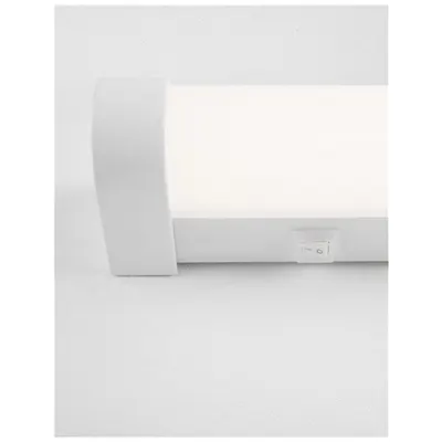 Corp de iluminat pentru baie NOOR Alb & Crom ABS Acrylic parts included Alb acrylic body LED 15W 230V 1200Lm 3000K IP44