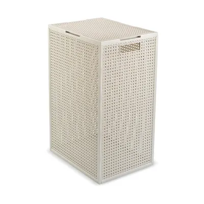Coș de rufe crem din plastic reciclat 60 l Kaya – Curver