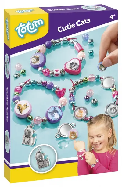 Set creativ Totum - Fă-ți singur brățări cu pisicuțe