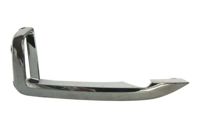 Ornament bara fata stanga potrivit BMW Seria 7 G11, G12 2015-2019 - pachet M, plastic, negru lucios