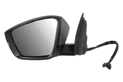 Oglinda laterala stanga electric, convex, cu incalzire, asistenta banda, grund, cu memorie, rabatare electrica, semnalizator potrivit SKODA KODIAQ, KODIAQ FL 03.17-09.23