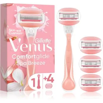 Gillette Venus ComfortGlide Spa Breeze Aparat de ras pentru femei + lame de rezervă