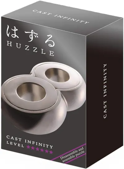 Puzzle logic metalic Hanayama - Cast Puzzle Infinity Huzzle
