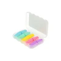 Set 5 perechi dopuri de urechi Novama Senna Foam pentru reducerea zgomotului, confortabile si eficiente, multicolore