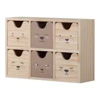 Organizator de jucării pentru copii în culoare naturală din lemn 27x8x18 cm Calle – Bloomingville Mini