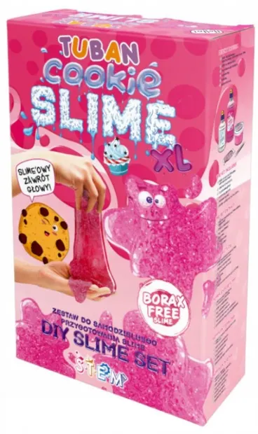 Set creativ Tuban - XL, Fă-ți propriul slime Cookie, cu brocart
