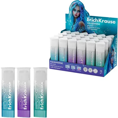 Lipici uscat Erich Krause Aquamarine - 13 g, sortiment