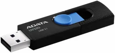 Stick USB A-DATA UV320 32GB, USB 3.1 (Negru/Albastru)