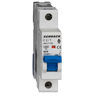 Intreruptor automat AMPARO 10kA, C 2A, 1 pol
