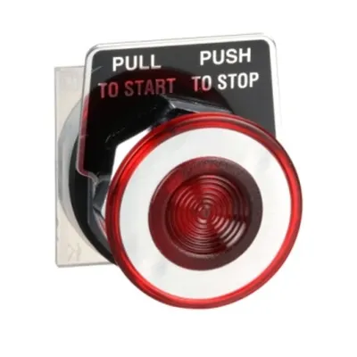 Buton Rosu Operatorimpgere-Tragere, 30Mm