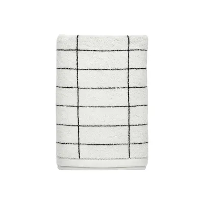 Prosoape albe 2 buc. din bumbac 40x60 cm Tile Stone – Mette Ditmer Denmark