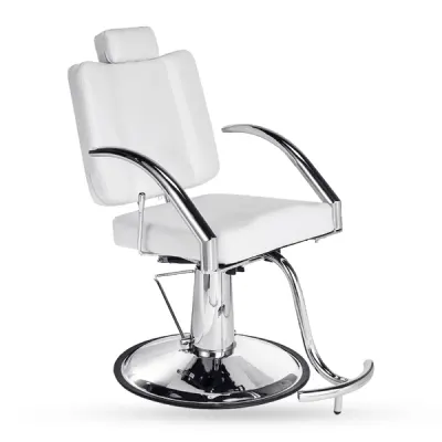 Scaun frizerie - MIRPLAY - Silvia W - Alb