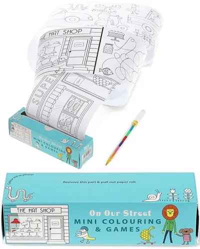 Rex London Mini set pentru colorat și jocuri - On Our Street