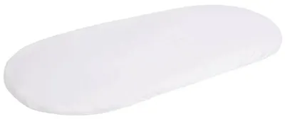 Cearșaf impermeabil pentru bebeluși cu elastic Sensillo - 35 х 75 cm, alb