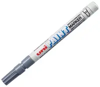 Marker permanent Uniball pe baza de ulei - Gri