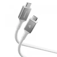 Cablu Date si Incarcare USB-C - USB-C Spigen EB24012CC, 240W, 1.2m, Alb ACA08776