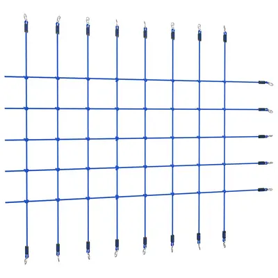 vidaXL Plasă de cățărat, albastru, 200x150 cm