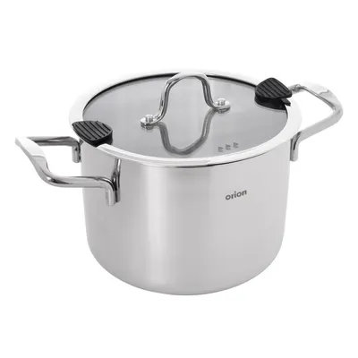Oală cu capac din oțel inoxidabil 4,6 l Venice – Orion