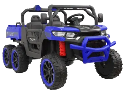 UTV electric pentru 2 copii Kinderauto X-Force 300W 24V premium, culoare albastru