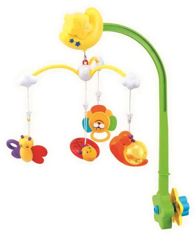 Carusel muzical electric din plastic Albinuta si prietenii sai ( 6 melodii)