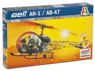 Model de asamblat Italeri Militar: Elicoptere - Elicopter Bell AH.1/AB-47