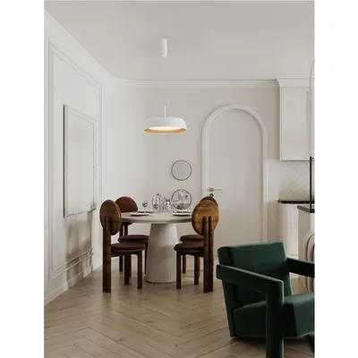 Lampa suspendata SIGI Nisipiu Negru & Lemn colour Aluminiu, Metal & Acrylic Triac Dimabil LED 40W 220-240V 3111Lm 3000K IP20